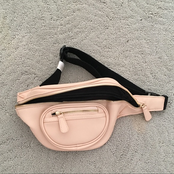 peach fanny pack